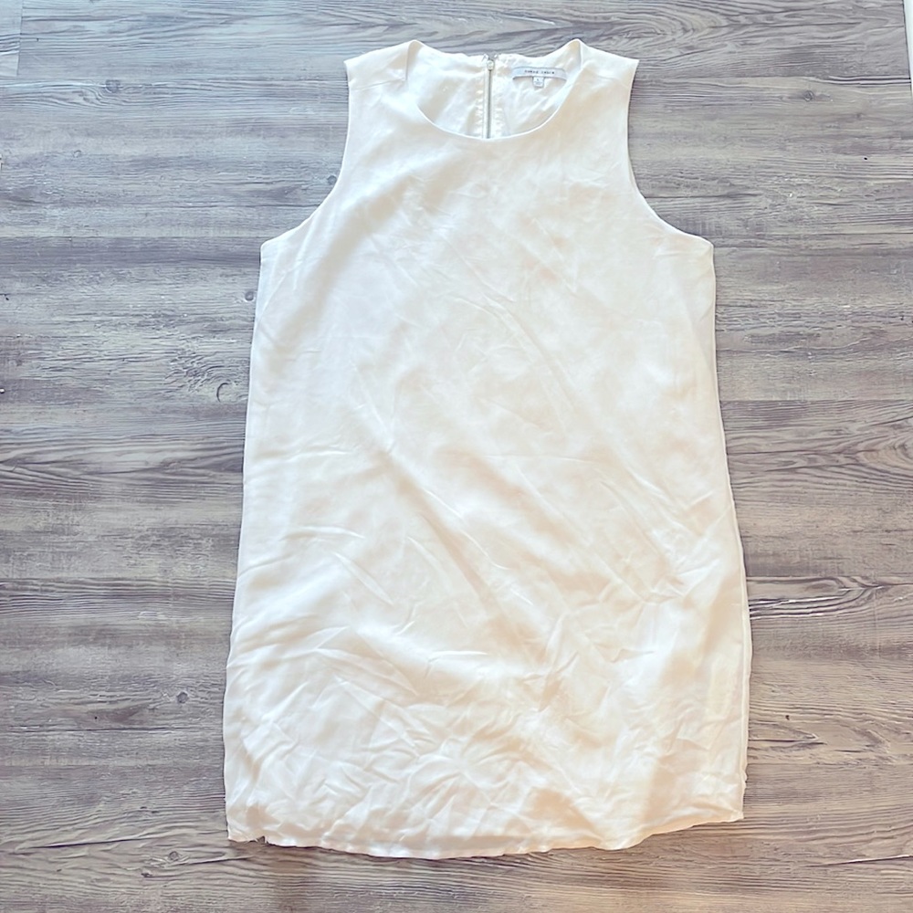 Naked Zebra solid white dress. Size large/10